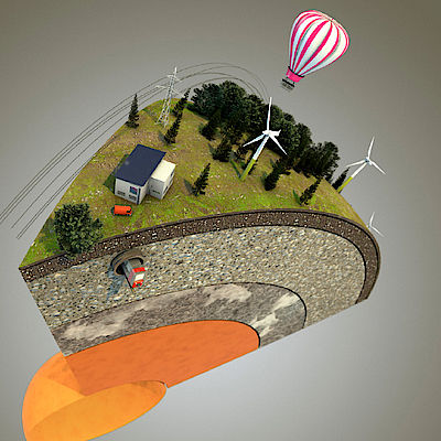 3D infographic
